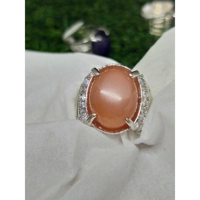natural batu moonstone/anggur bulan.batu di jamin Natural.