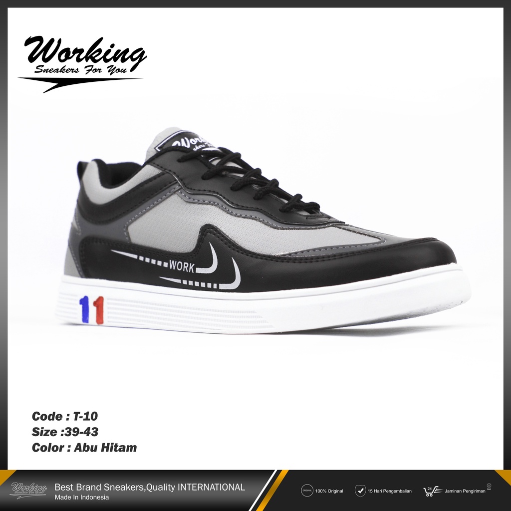 Working Snekers For You Sepatu Pria Import T-10