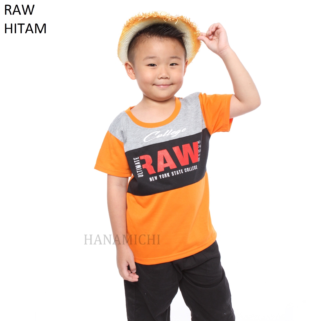 Hanamichi RAW Kaos Anak Lengan Pendek