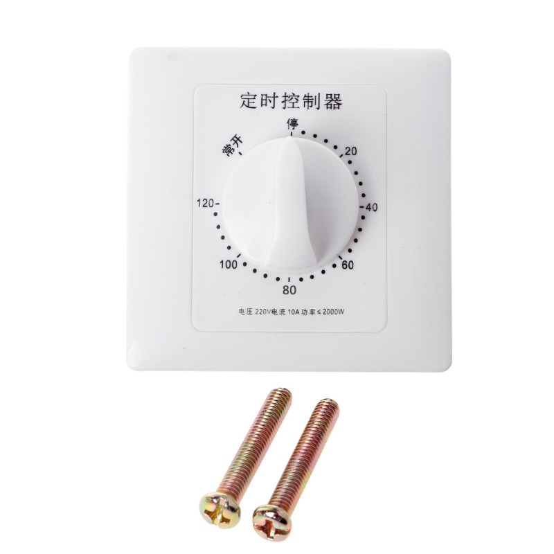 CRE  AC 220V Timer Switch Control Pump Mechanical Countdown Control Interruptor 30/60/120 Minutes