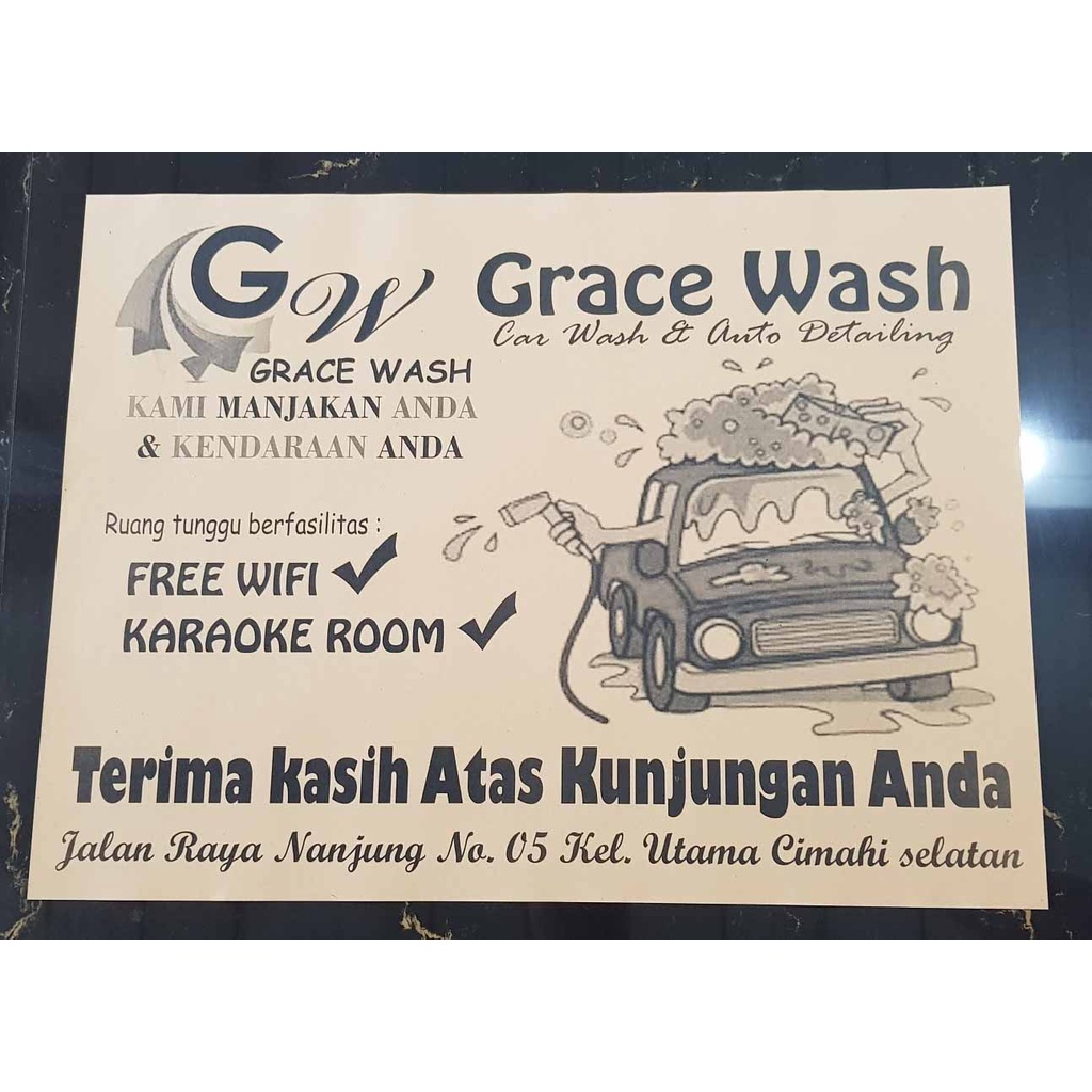 

Kertas Alas Kaki Cuci Mobil ( Kertas samson tebal 80 gr ukuran 30 cm x40 cm dan ukuran 40 x 45 cm ) Paper Stationery