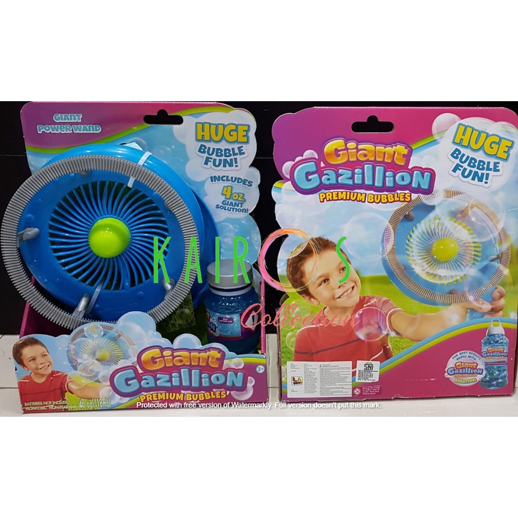 Gazillion Giant Power Wand Premium Bubbles Huge Bubble Fun