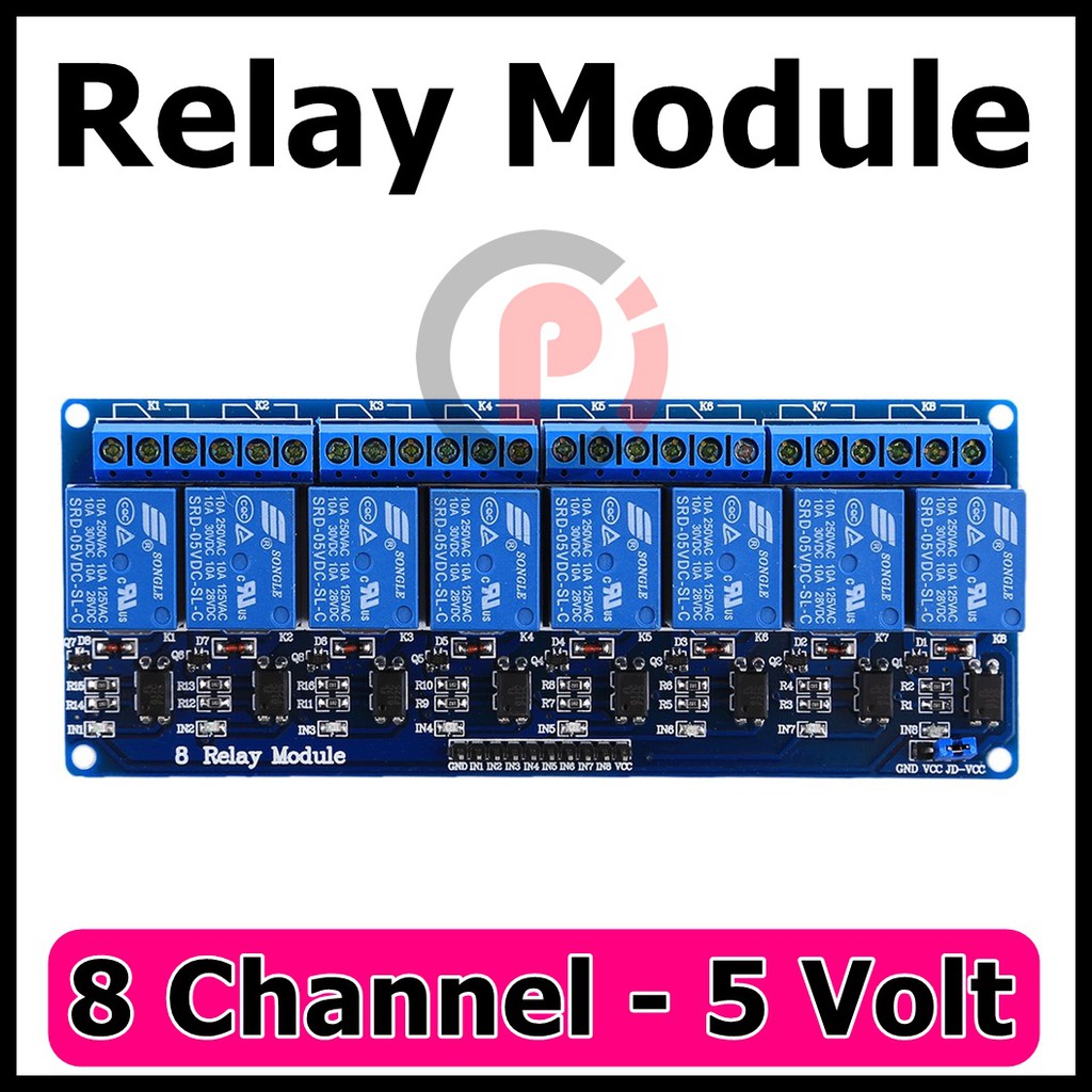 Relay Module 5v 5 volt - 8 Channel  ch Arduino Compatible