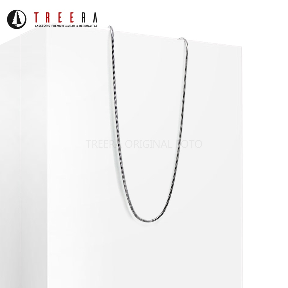 Kalung pria terbaru Titanium Bulat bandul peluru anti karat dan tidak  luntur, kalung pria keren [ Silver]