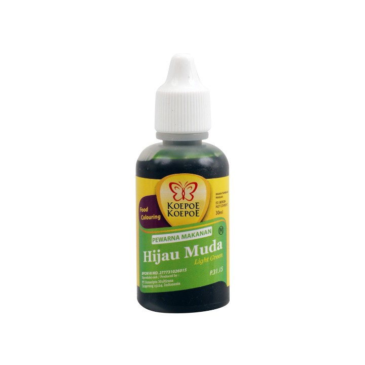 

Pewarna Koepoe Koepoe Hijau Muda 30 ML