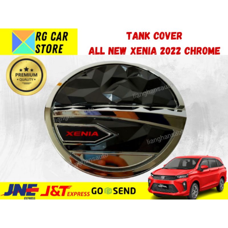 PAKET MODIF ALL NEW XENIA 2022 OUTER HANDLE TANK COVER CHROME ELEGANT DIJAMIN PNP BERKUALITAS