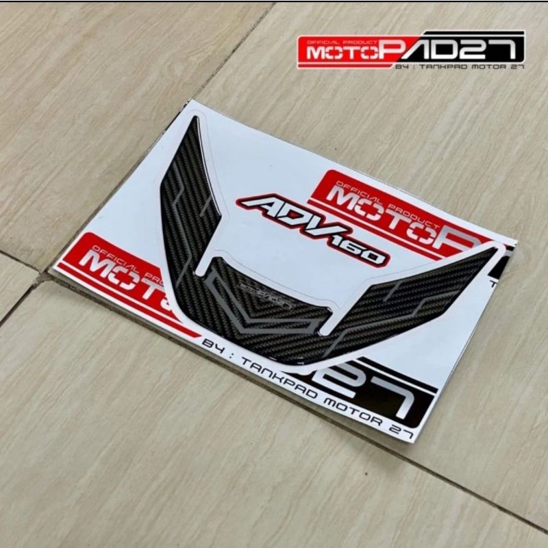 stiker spakbor honda ADV 160 carbon resin premium