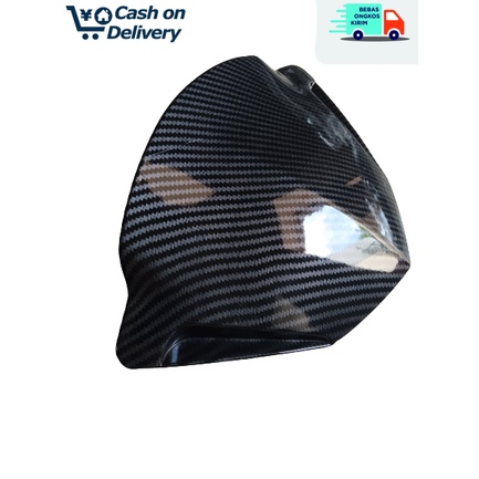 Visor Beat KARBU Bahan Asli Karbon Celup Bahan Tebal Dan Mengkilap