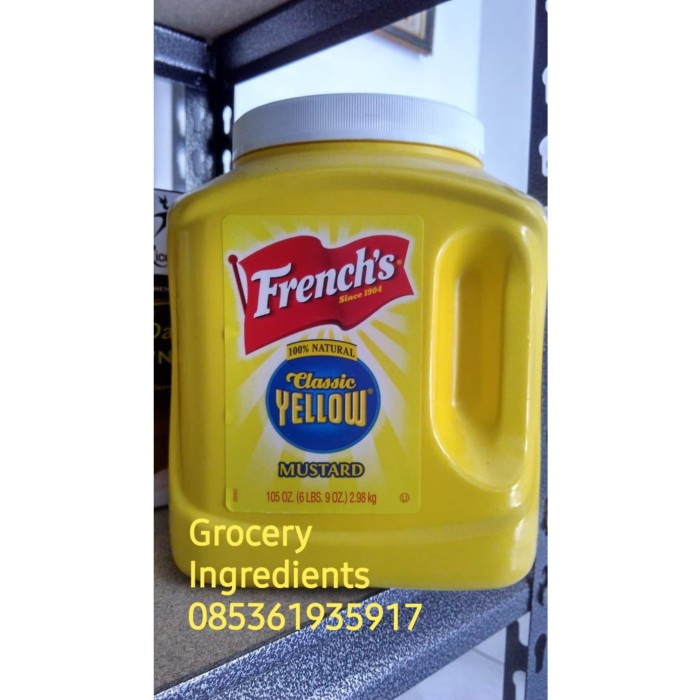 

French's classic yellow mustard yellow mustard classic - 2.98kg