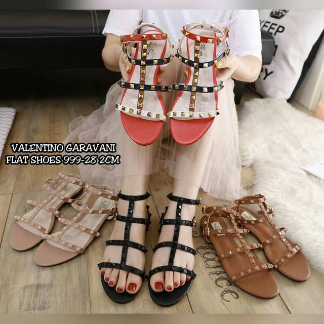 VALENTINO GARAVANI FLAT SHOES 999-28#BJ****