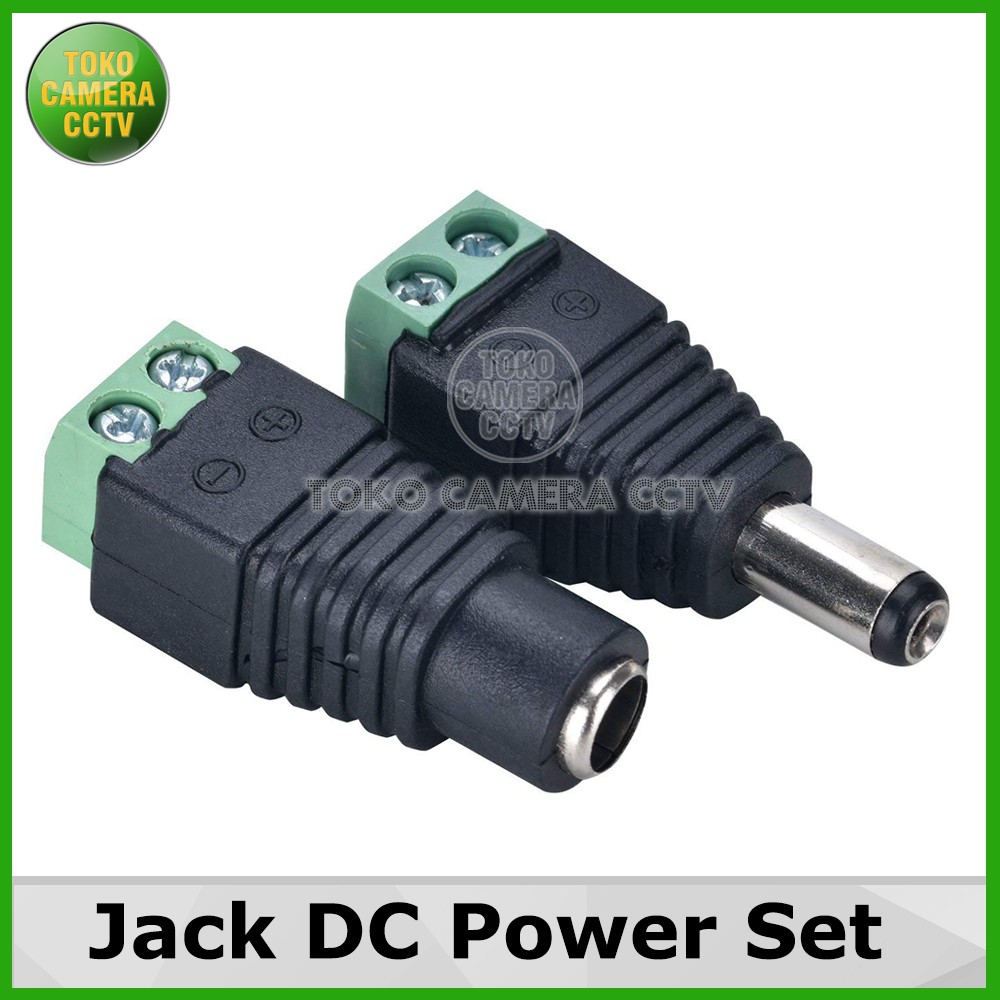 KONEKTOR POWER 1 SET / JACK DC POWER MALE FEMALE 1 SET