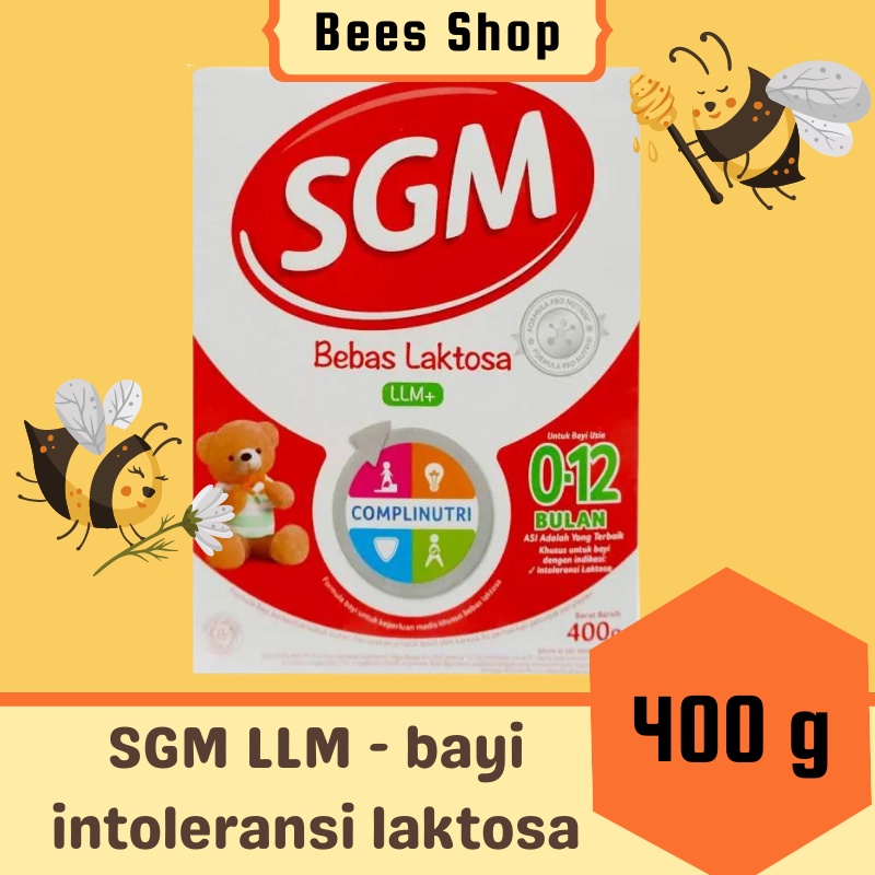 SGM LLM+ Susu Formula Bayi Bebas Laktosa 400 Gr