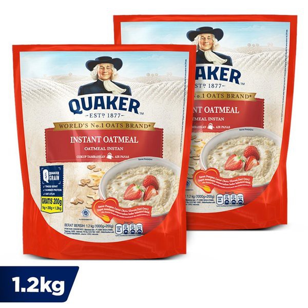 

QUACKER OATMEAL INSTANT 1,2 KG