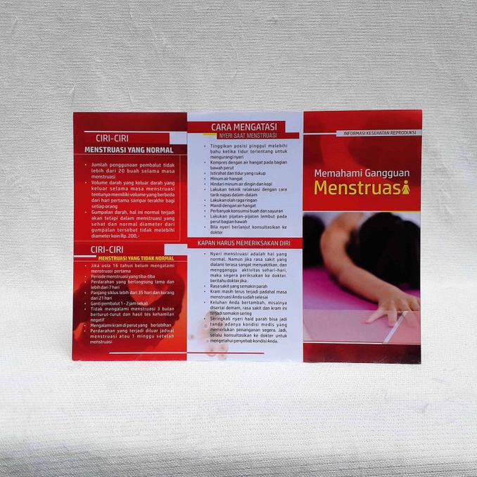 

Leaflet / Brosur Menstruasi - Paket Isi 50 KOMPLIT