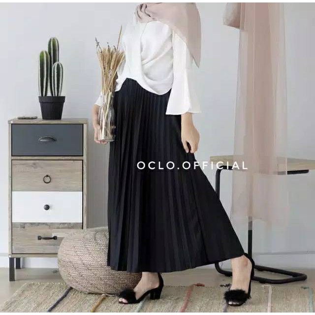 ROK PAYUNG PLISKET PREMIUM / PLARIA SKIRT