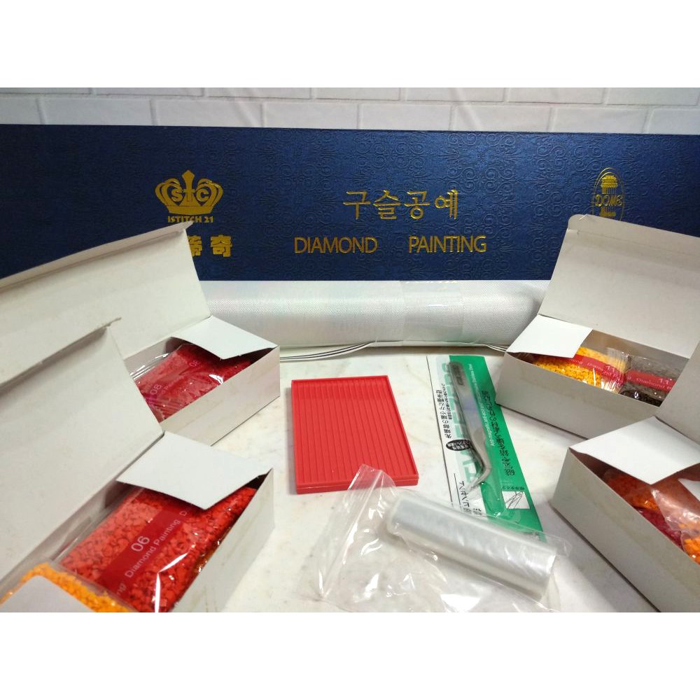 Paket Diamond Painting DOME 170082 Pemandangan Autumn Musim Gugur