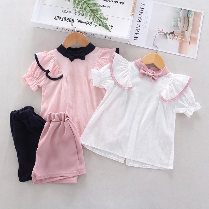 Setelan Baju Anak Perempuan Balita Import 2 - 6 thn Set Kaos Anak Cewek / Kualitas Premium GBLINK STLNG18