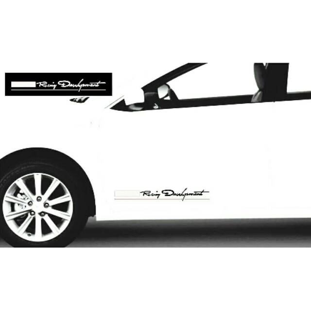 sticker stiker sigra racing development sticker mobil daihatsu sigra body