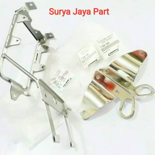 Breket kuping lampu bulat ninja ss original plus baut
