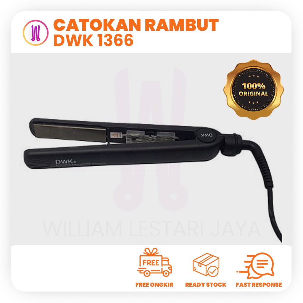 Catokan Rambut CBK CH-16 / Catok Rambut Pelurus / Keriting 2 In 1 Professional