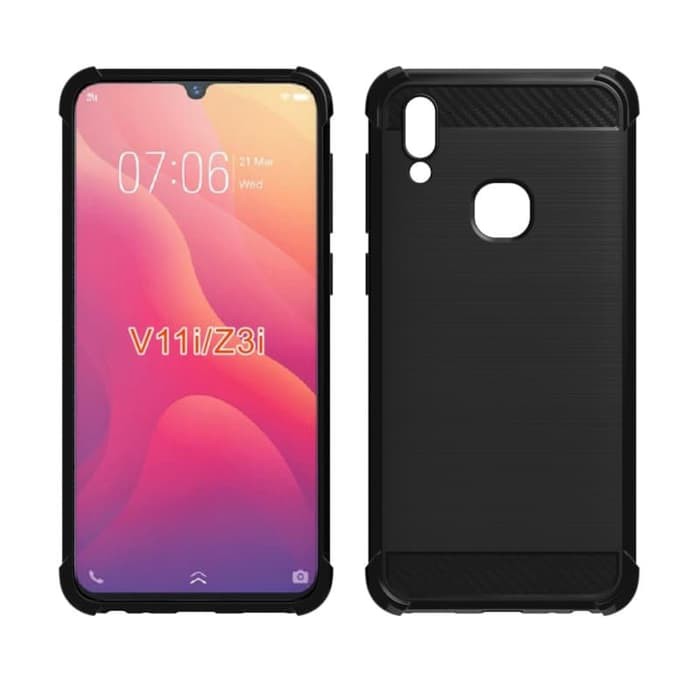 VIVO S1/S1 PRO/Z1 PRO/V19/V17 PRO/V15/V15 PRO/V11i/V11 PRO/V5/V7/V7+/V9 CASE SOFTCASE BLACK CARBON