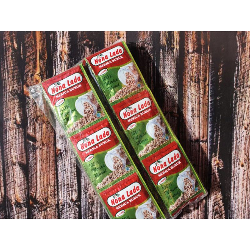 

12 pc Merica bubuk nona lada kemasan praktis dan ekonomis