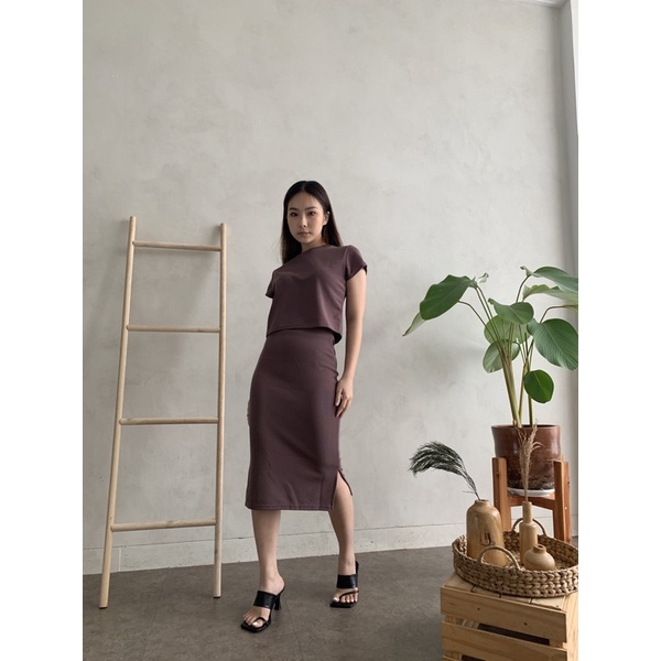 [Kiyora x You] Aveline Set-Choco Mauve