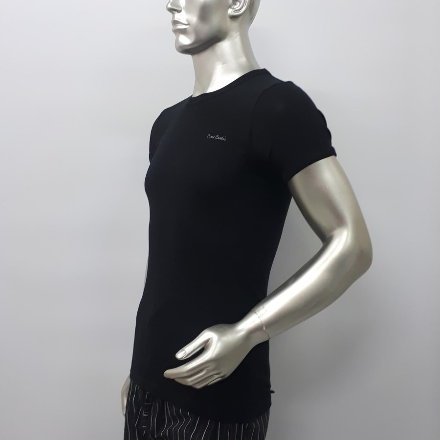 PIERRE CARDIN Kaos Oblong Pria O-Neck PC 5122 Isi 1 Pcs Hitam