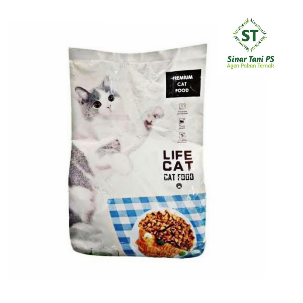 Jual Life Cat 20kg Makanan Pakan Kucing Kering Dewasa Cat Dry Food Shopee Indonesia