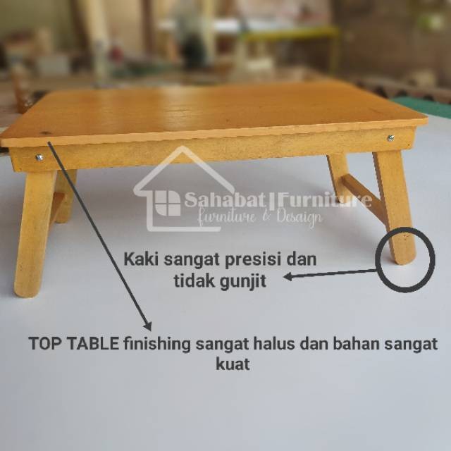 Meja kerja belajar lipat untuk laptop