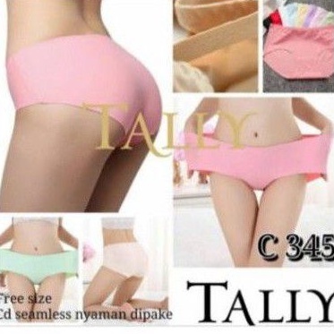 Celana dalam wanita seamless jumbo Tally cd Tally seamless jumbo anti nyeplak jeplak adem nyaman