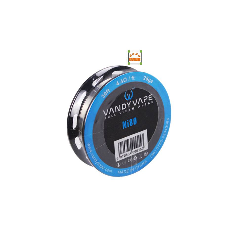 Vandy Vape Wire Pure Nickel Ni80 28 GA 30 Feet 9.15 Meter VP03223