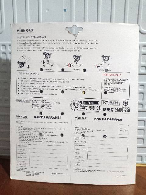 Paket Regulator Win Gas Meter &amp; Selang Gas