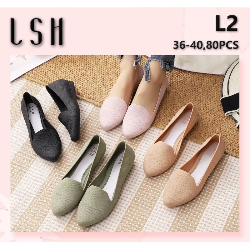 LSH Sepatu Jelly Wanita Flat