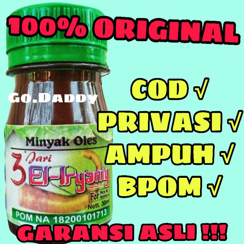 30ML El Iryaniy Minyak Daun Bungkus Papua 3 jari pembesar penis pria permanen kesehatan seksual