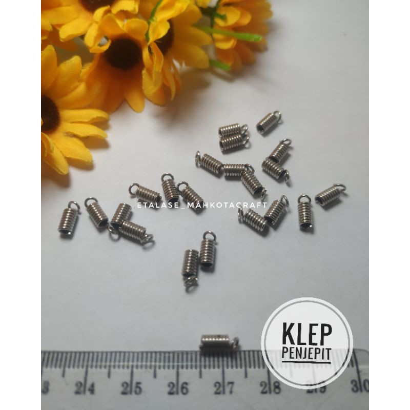 1 lusin klep penjepit tali spiral /tali ulir