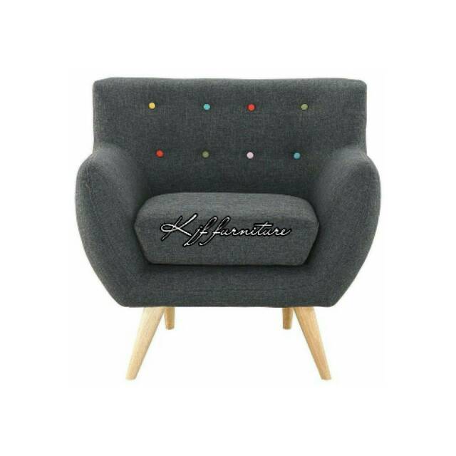 Sofa retro single sofa minimalis single