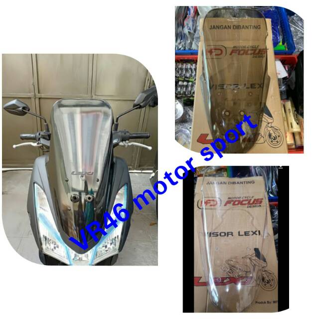 Windshield Yamaha Lexi 125 visor Yamaha Lexi 125