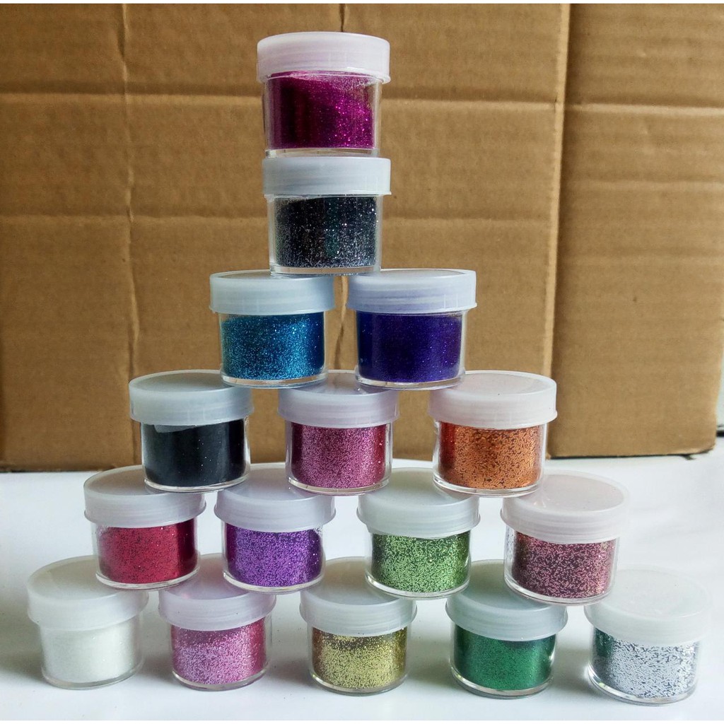 Gliter Bubuk pot 10gr Serbuk Glitter