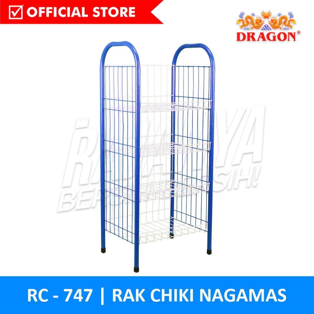 KIns Dragon Rak chiki jumbo / Rak ciki / Rak warung / Rak dagangan warung