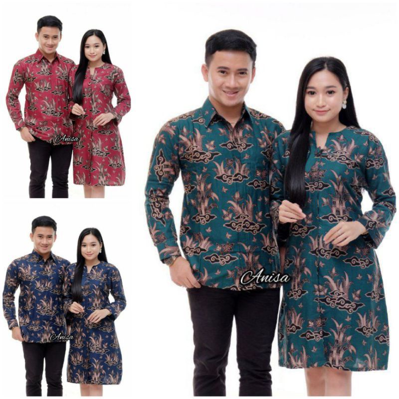 Batik Couple Tunik Batik Couple Batik Couple Modern Atasan Batik Couple