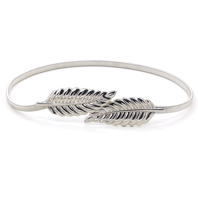 OILA belt wanita motif daun / decorative leaves women's belts (4G4-4F4) JBE001