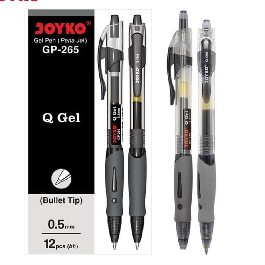 

FREE ONGKIR![D] Pulpen Joyko Gel Cetek Q Gel G P-265 (1pak -12pcs)|KD3