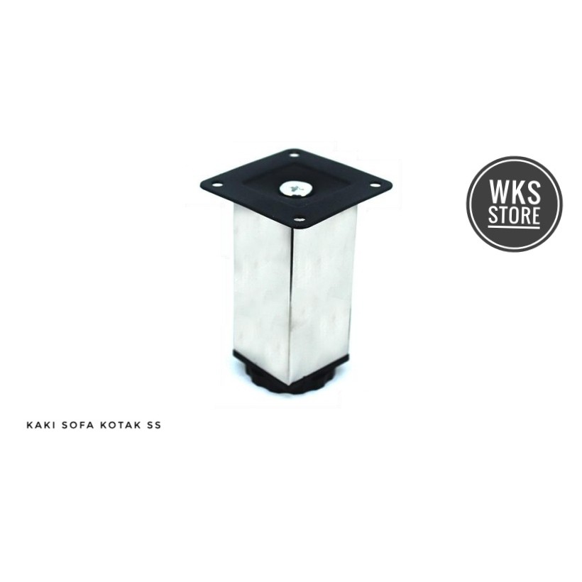 Kaki Meja / Sofa Kotak Stainless 5 cm