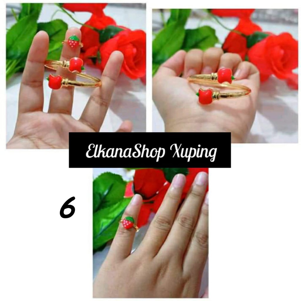 Gelang Anak benggel Free Cincin Xuping / elkanashop