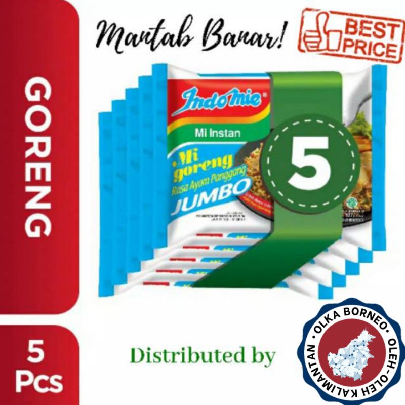 

Indomie Jumbo Rasa Ayam Bakar 5 pcs
