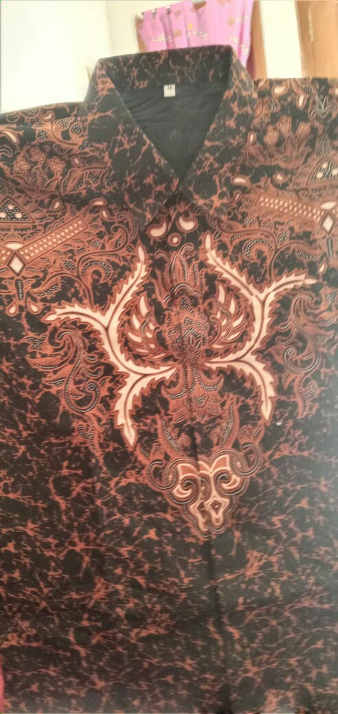 Kemeja Batik Pria Lengan Panjang Motif Andara Full Furing Katun Halus