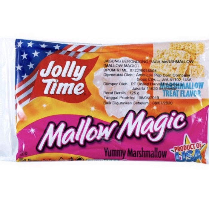 

INSTANT-CAMILAN- JOLLY TIME MICROWAVE POPCORN MALLOW 100 GR -CAMILAN-INSTANT.