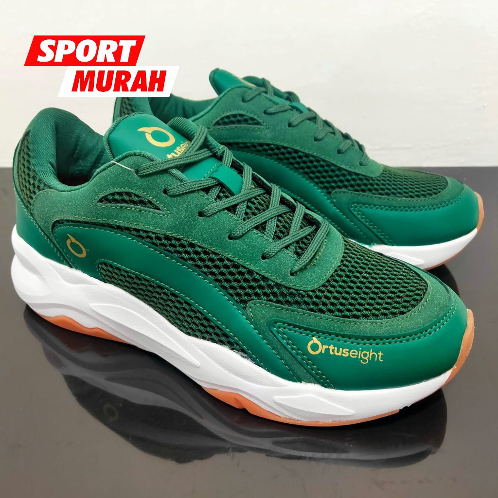  SEPATU  RUNNING ORTUSEIGHT  ABYSSUS EMERALD GOLD 030064 