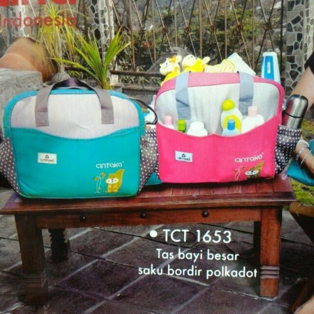 Chintaka TCT1653 Tas besar polkadot